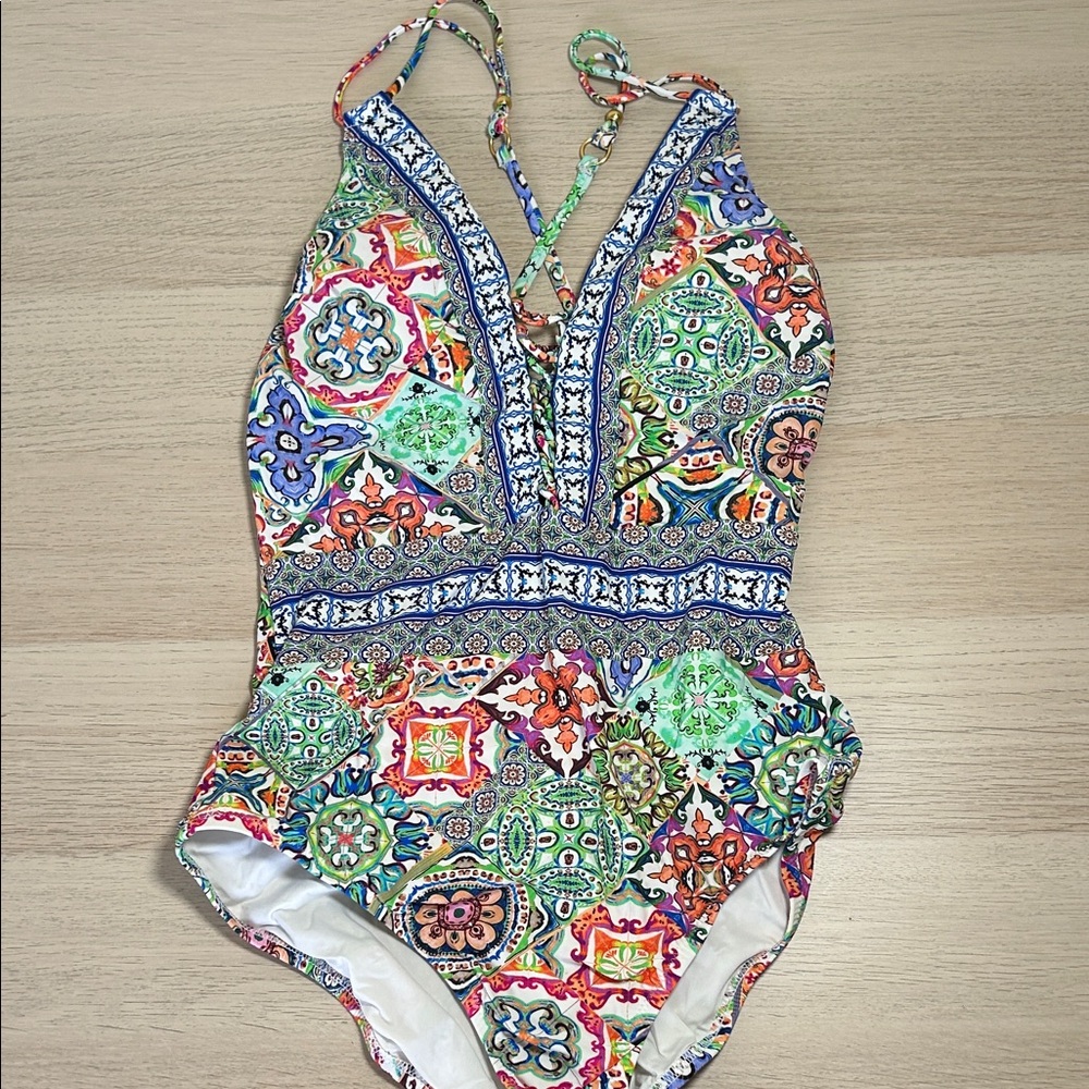 Nanette Lepore Multicolor Womens Swim One Piece